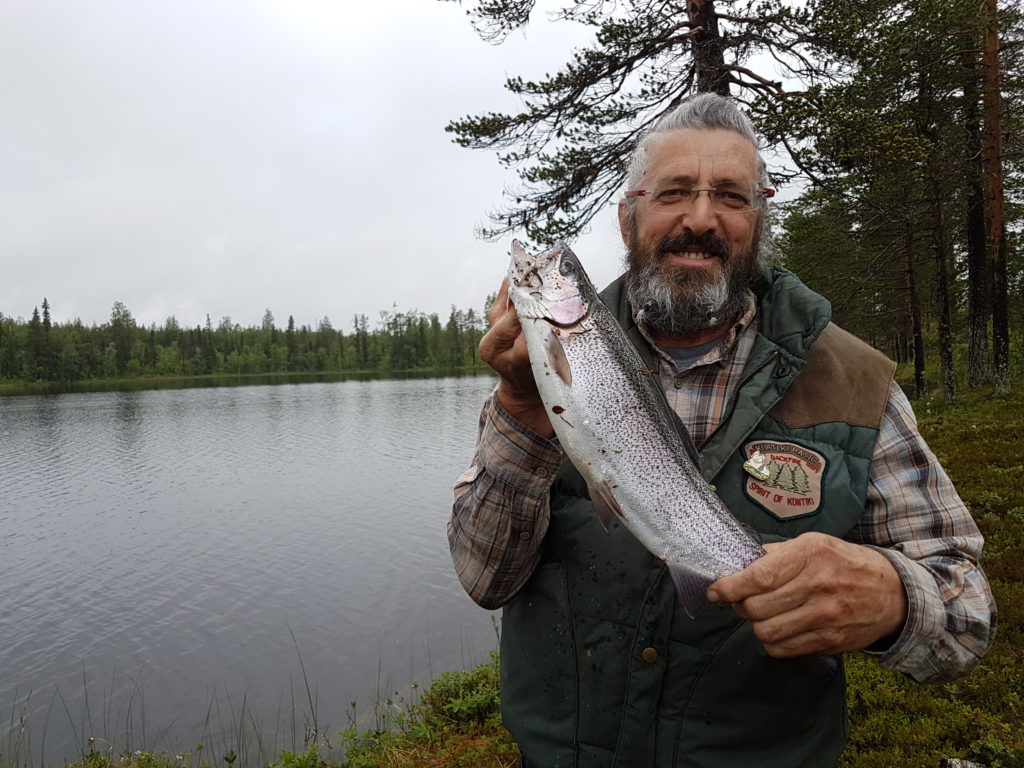 Pêche ne Laponie